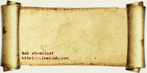 Jelisaveta Rakovac vizit kartica